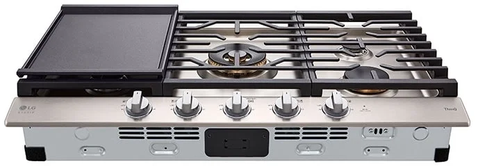 LG Studio CBGS3628S 36 Inch Gas Sealed Burner Cooktop