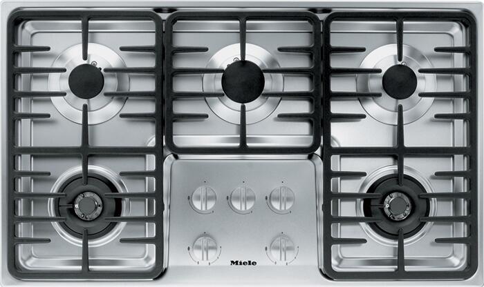 Miele KM3475LP 36 Inch Gas Sealed Burner Cooktop