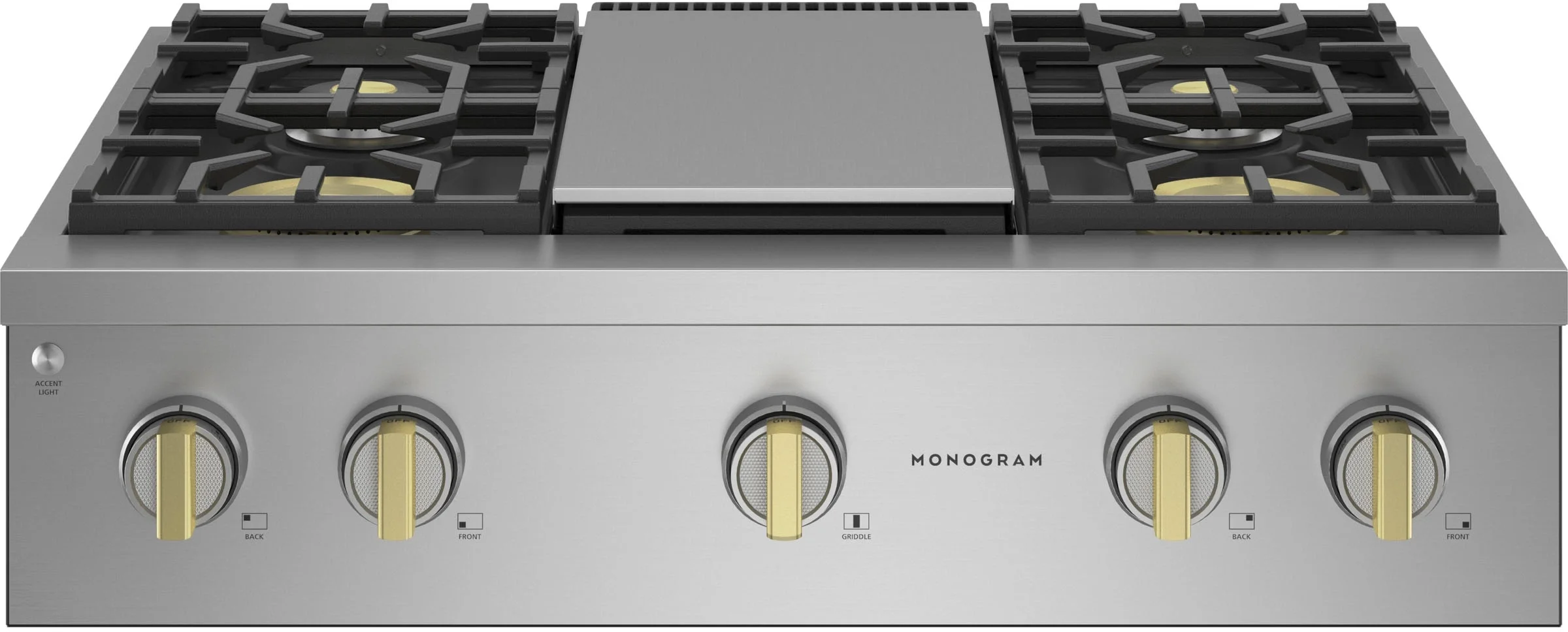 Monogram ZGU364NDTSS 36 Inch Gas Sealed Burner Rangetop
