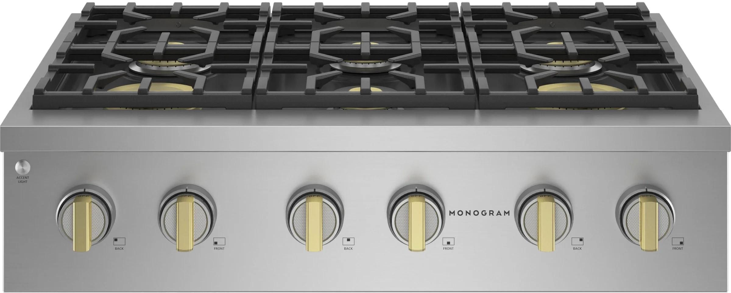 Monogram ZGU366NTSS 36 Inch Gas Sealed Burner Rangetop