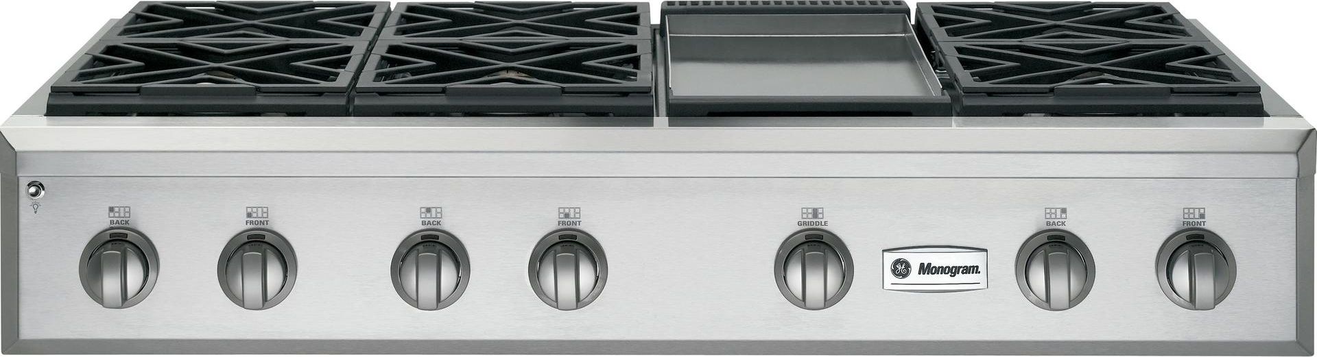 Monogram ZGU486NDPSS 48 Inch Gas Sealed Burner Rangetop