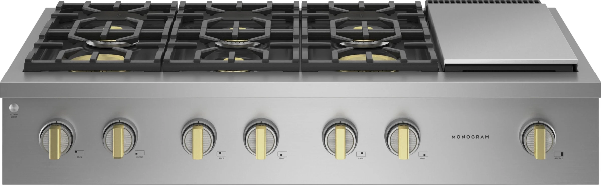 Monogram ZGU486NDTSS 48 Inch Gas Sealed Burner Rangetop