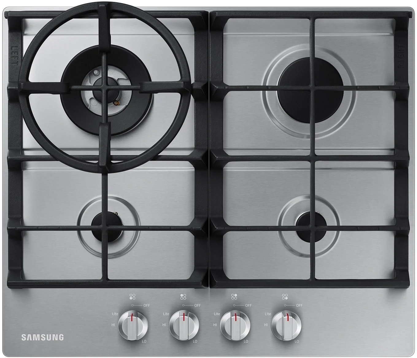 Samsung NA24T4230FS 24 Inch Gas Sealed Burner Cooktop