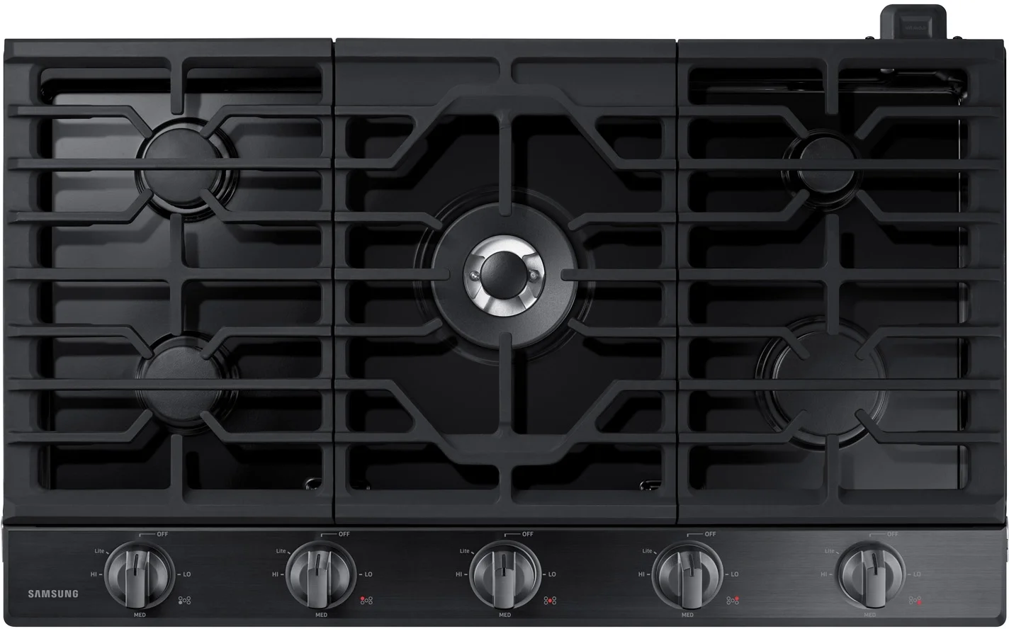 Samsung NA36N6555TG 36 Inch Gas Sealed Burner Cooktop