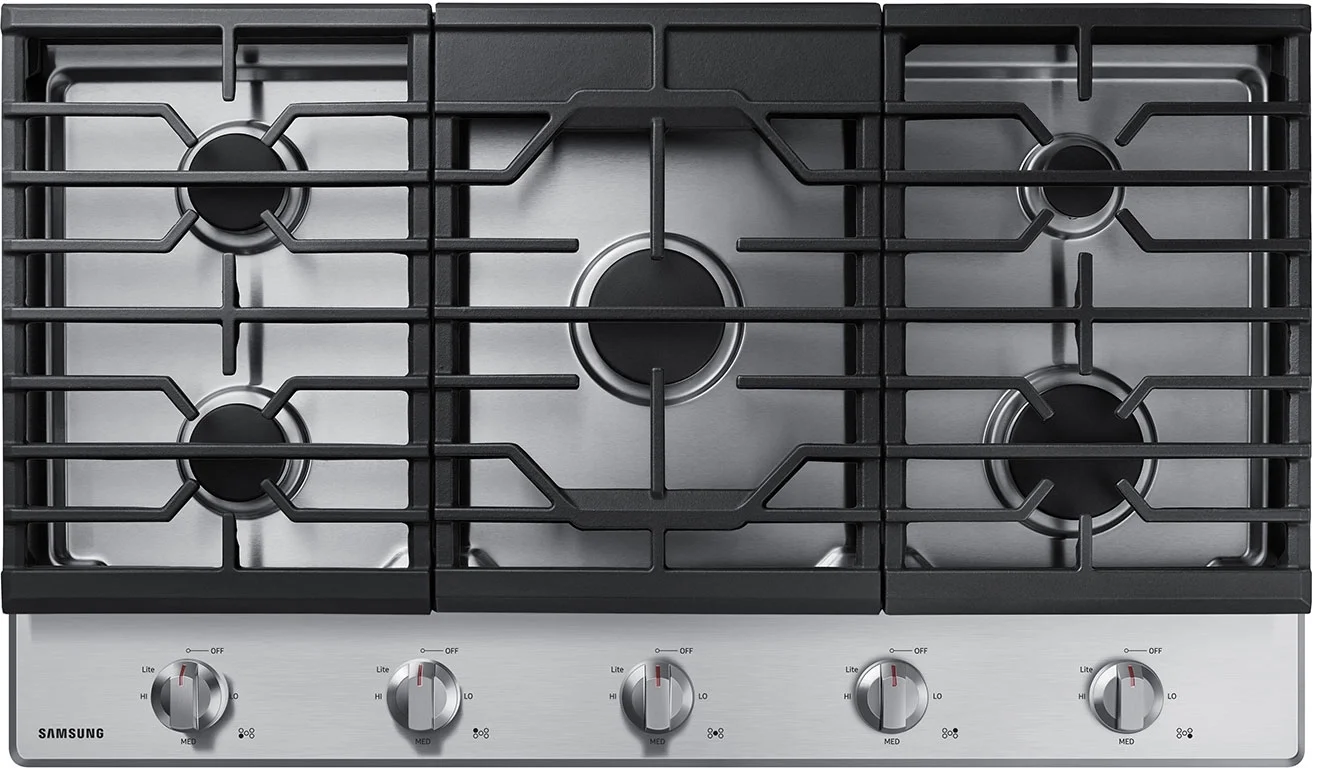 Samsung NA36R5310FS 36 Inch Gas Sealed Burner Cooktop