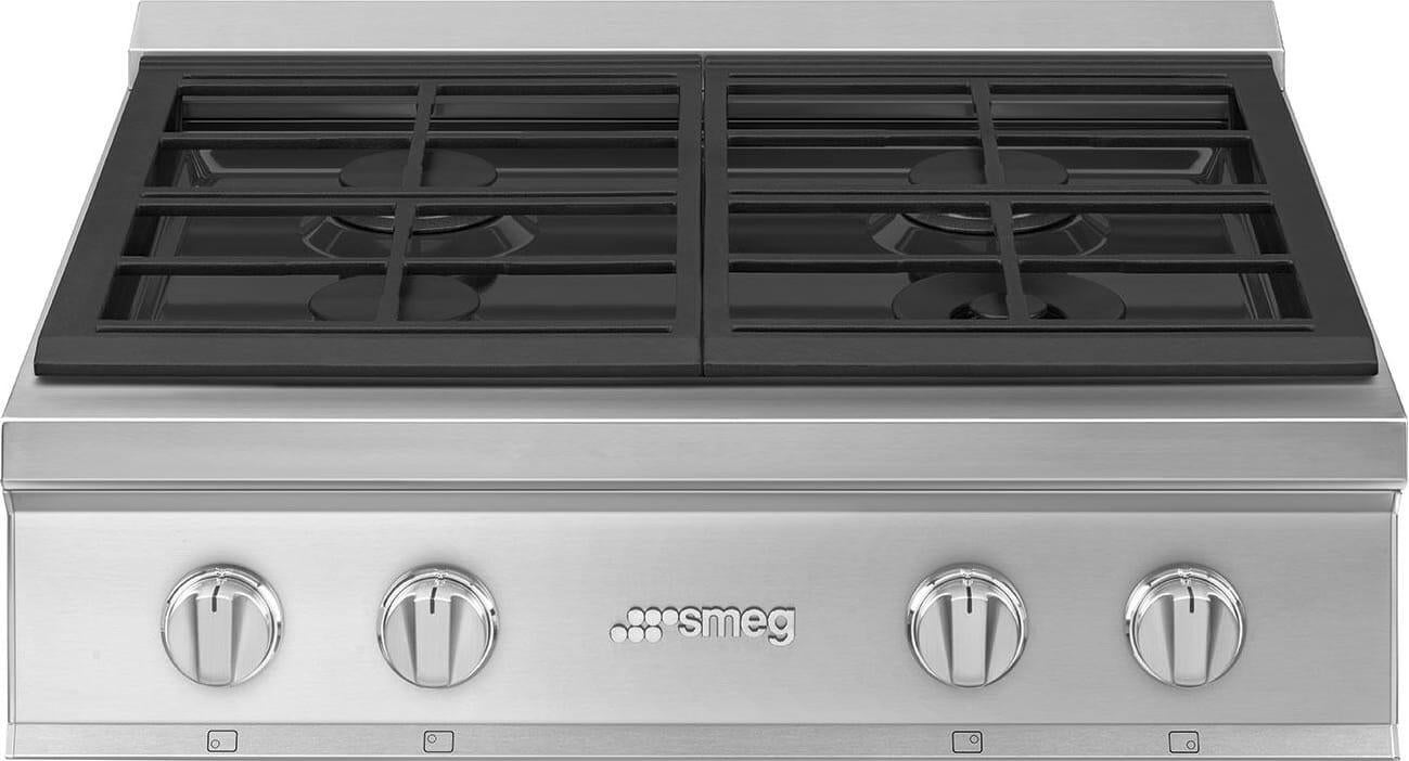 Smeg RTU304GX Portofino Series 30 Inch Gas Sealed Burner Rangetop