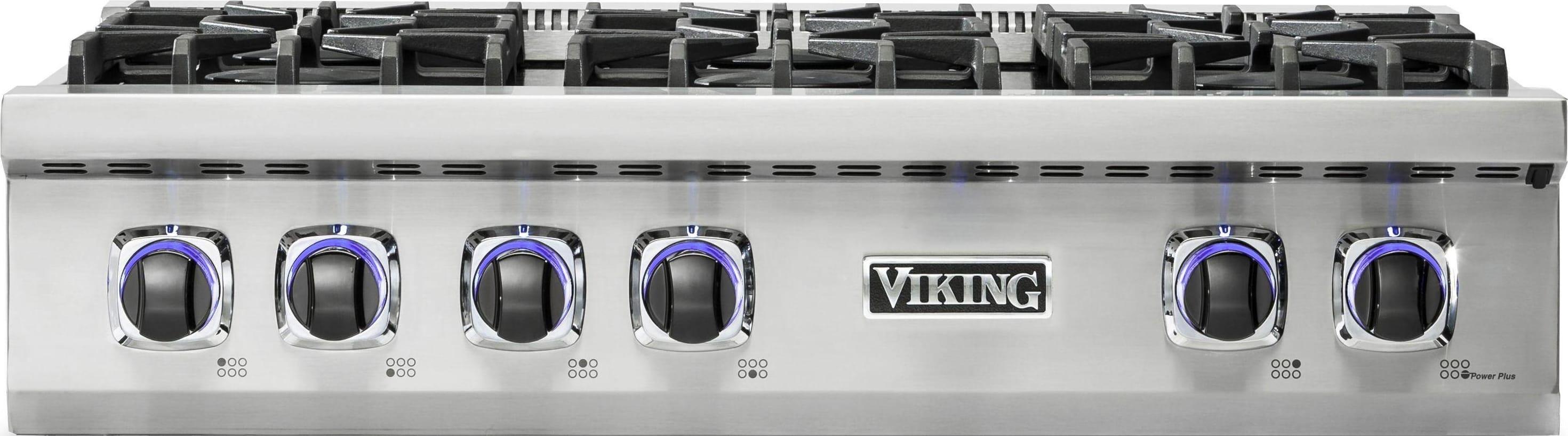 Viking VRT7366BSSLP 7 Series Gas Sealed Burner Rangetop