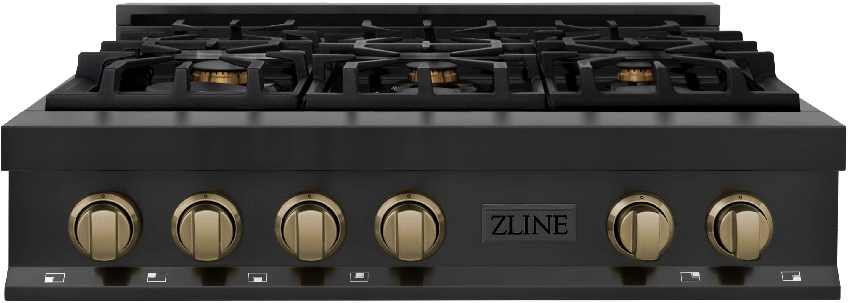 Z Line ZLINE RTBZ36CB Autograph Edition Series 36 Inch Gas Sealed Burner Rangetop