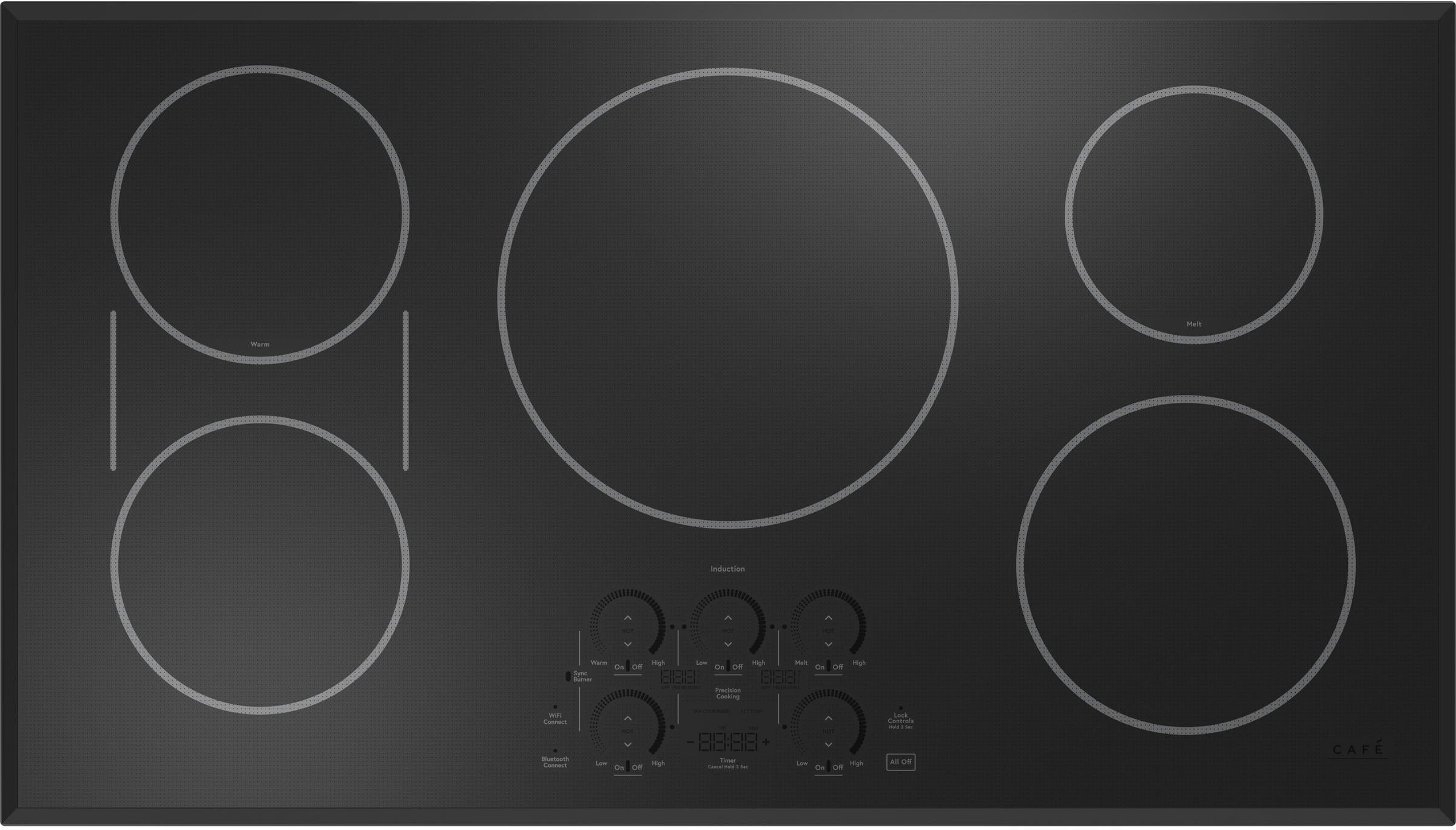Cafe CHP90361TBB 36 Inch Induction Smoothtop Cooktop