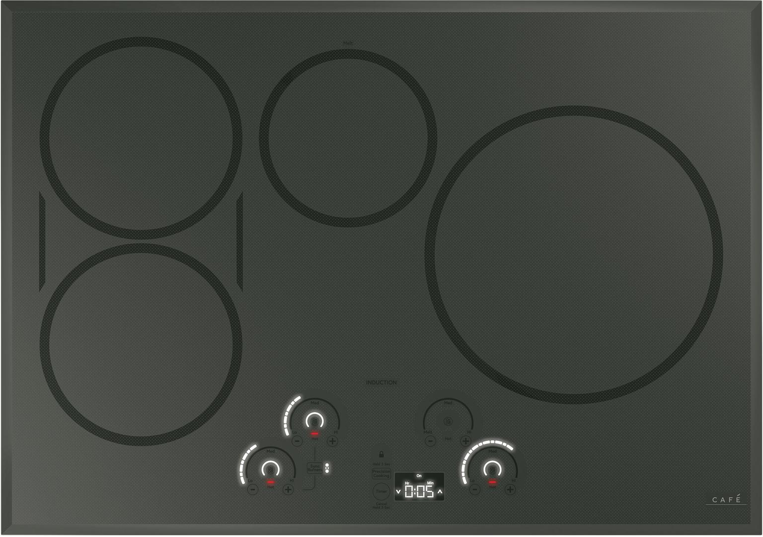Cafe Matte Collection Series 30 Inch Induction Smoothtop Cooktop