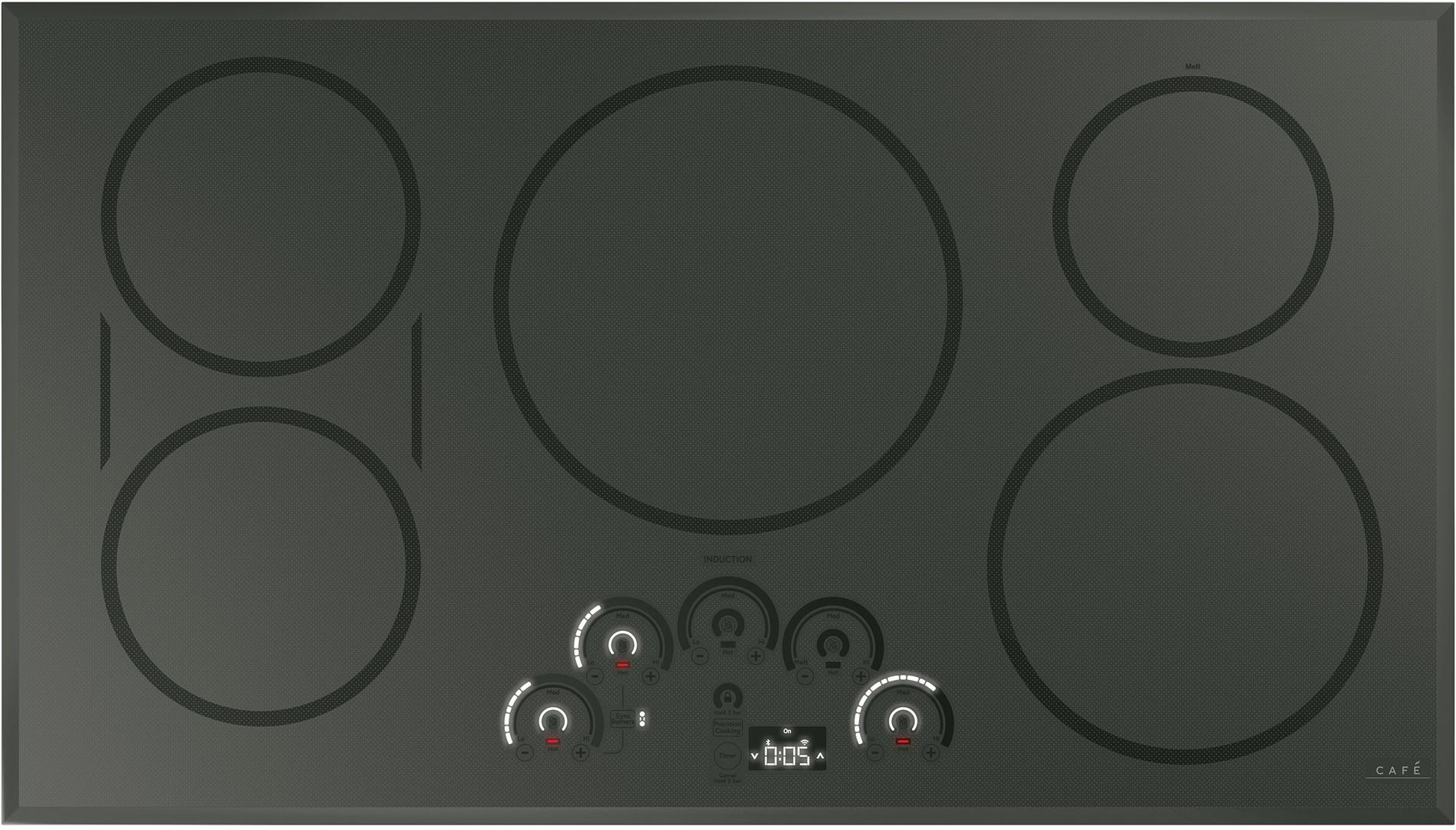 Cafe CHP95362MSS Matte Collection Series 36 Inch Induction Smoothtop Cooktop