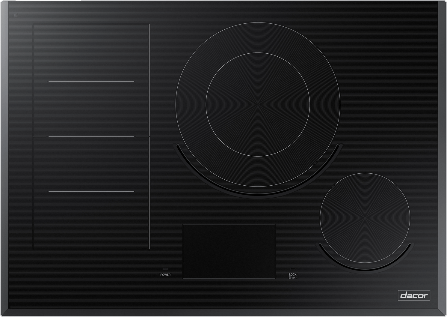 Dacor DTI30M977BB Modernist Series 30 Inch Induction Smoothtop Cooktop