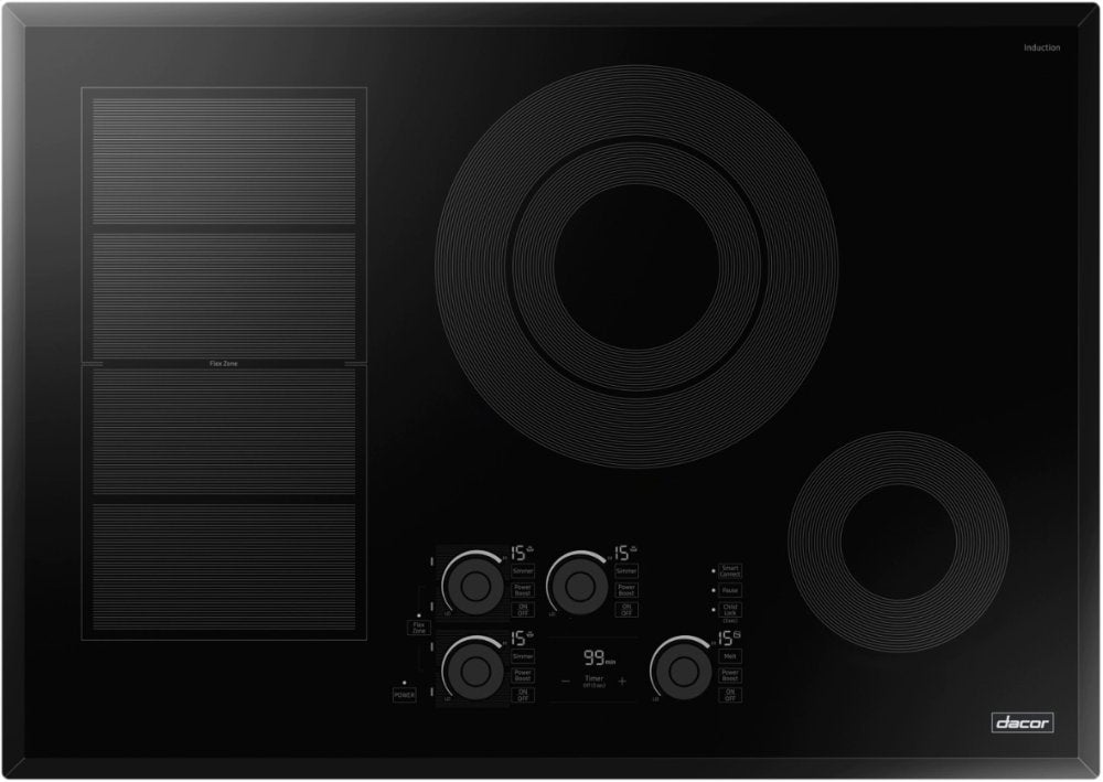 Dacor DTI30P876BB 30 Inch Induction Smoothtop Cooktop