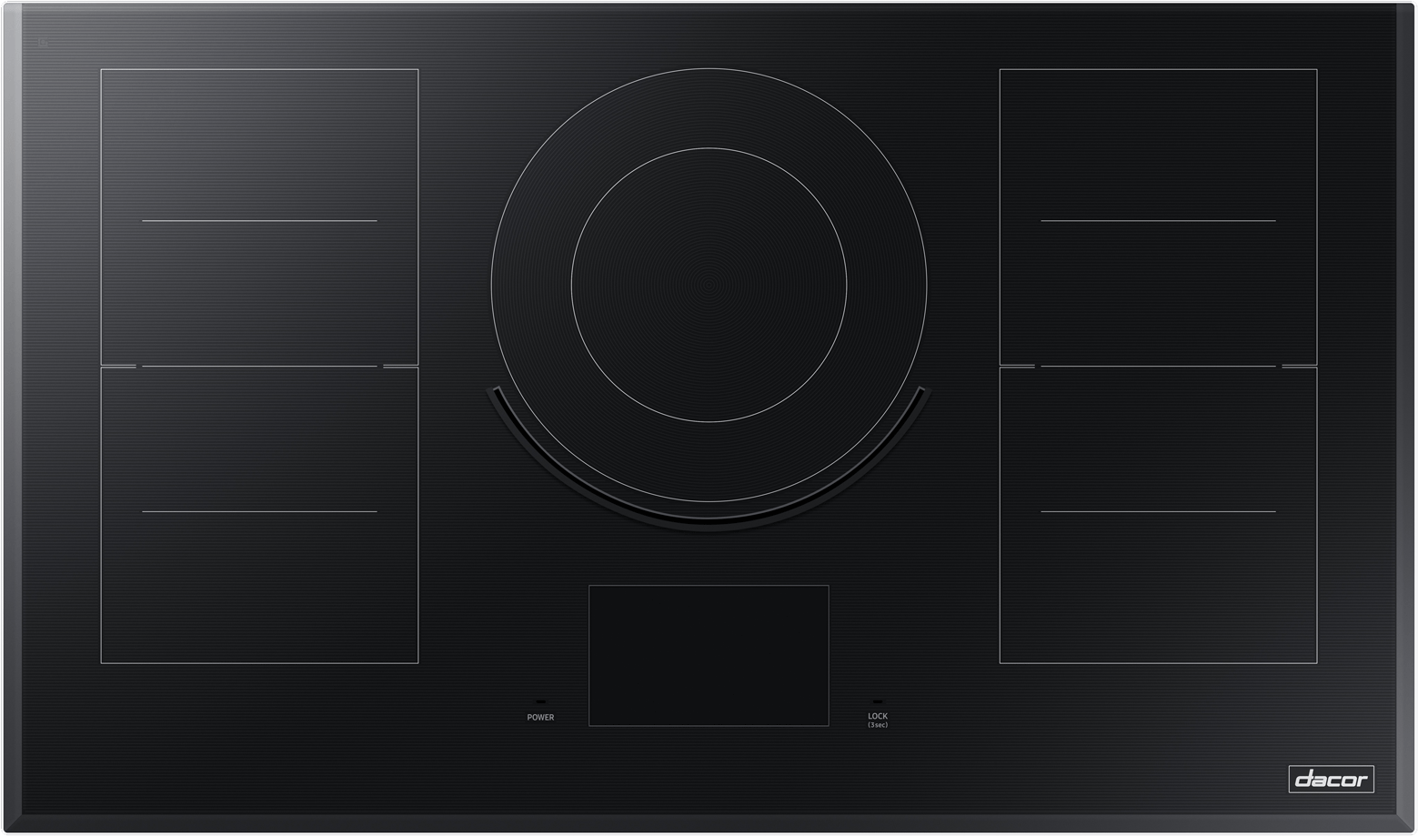 Dacor DTI36M977BB Modernist Series 36 Inch Induction Smoothtop Cooktop