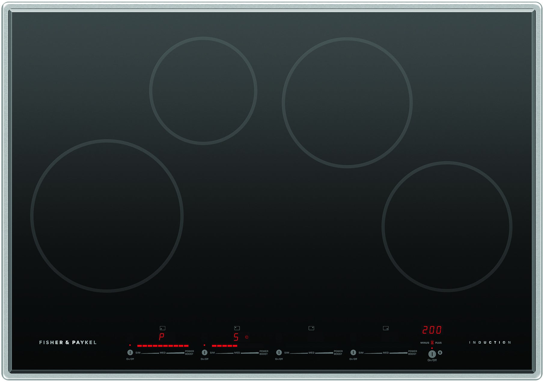 Fisher Paykel CI304PTX4  Professional Series 30 Inch Induction Smoothtop Cooktop