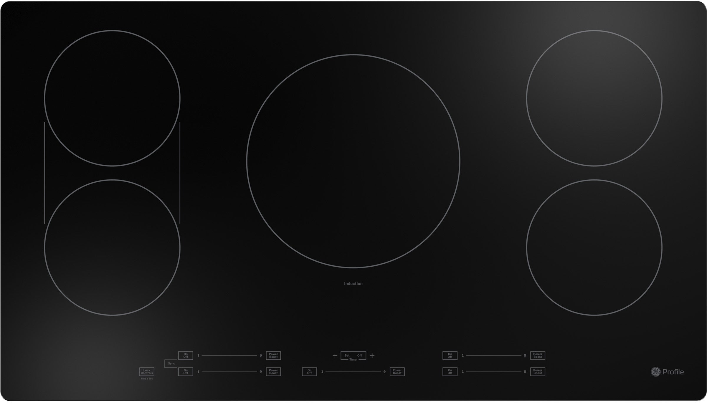 GE Profile 36" Built-In Touch Control Induction Cooktop