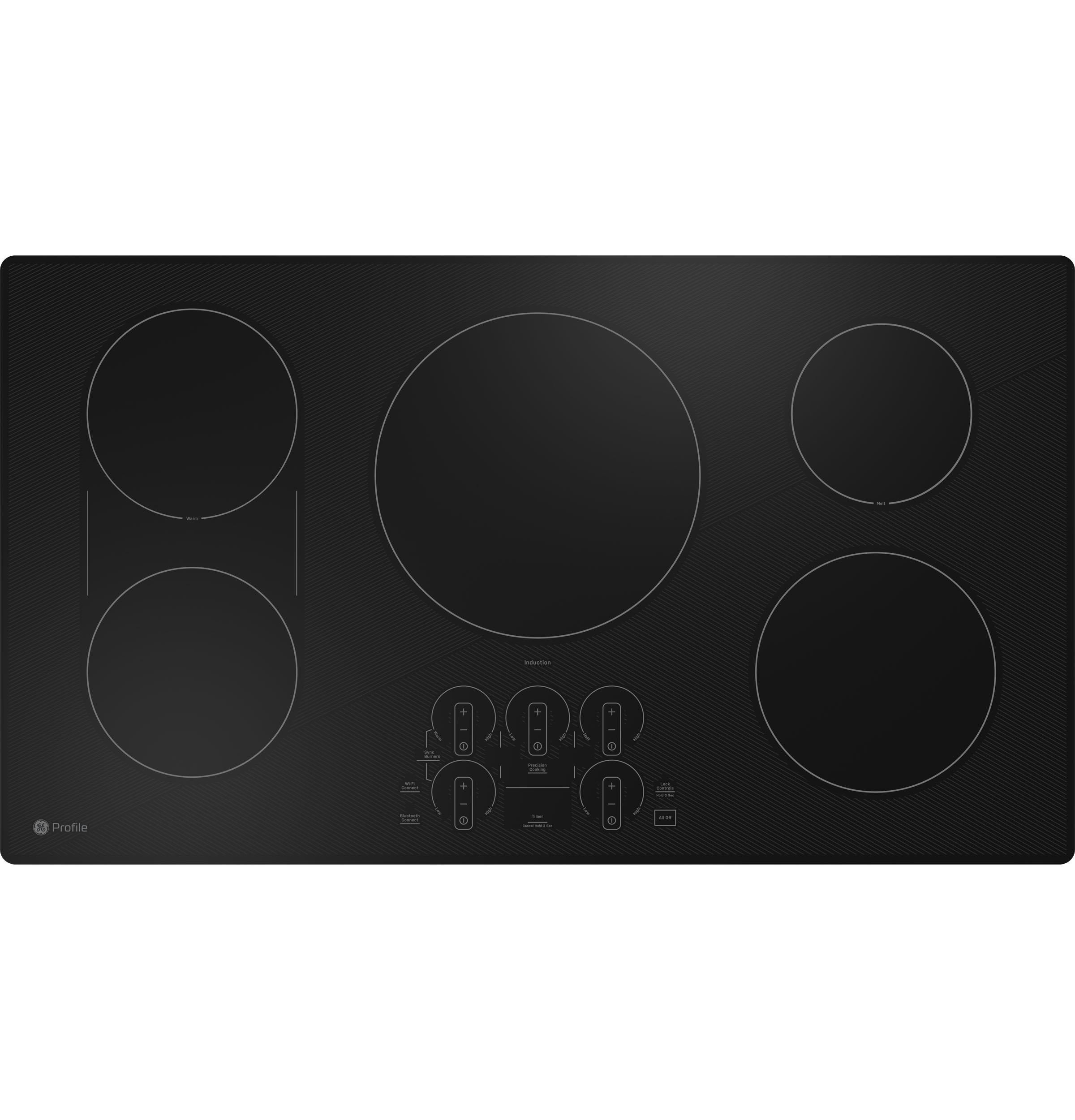 GE Profile PHP9036DTBB 36 Inch Induction Smoothtop Cooktop