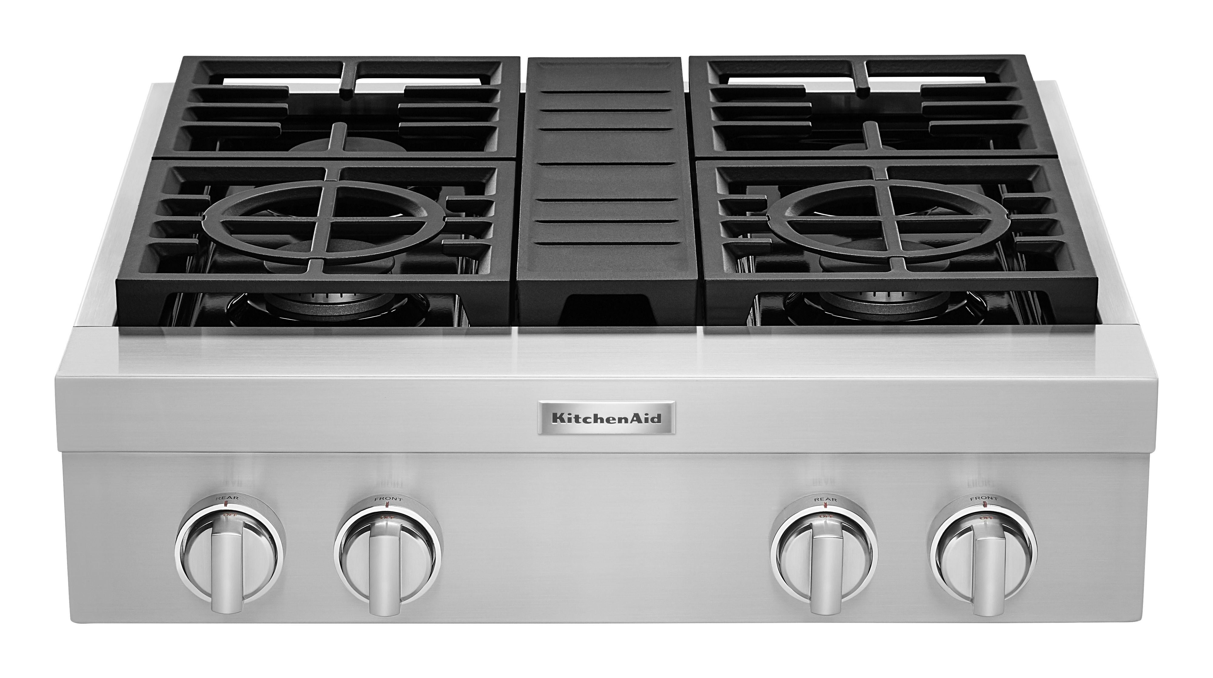 Kitchen Aid KitchenAid 30" Porcelain Coated Steel Commercial Style Gas Sealed Burner Rangeto
