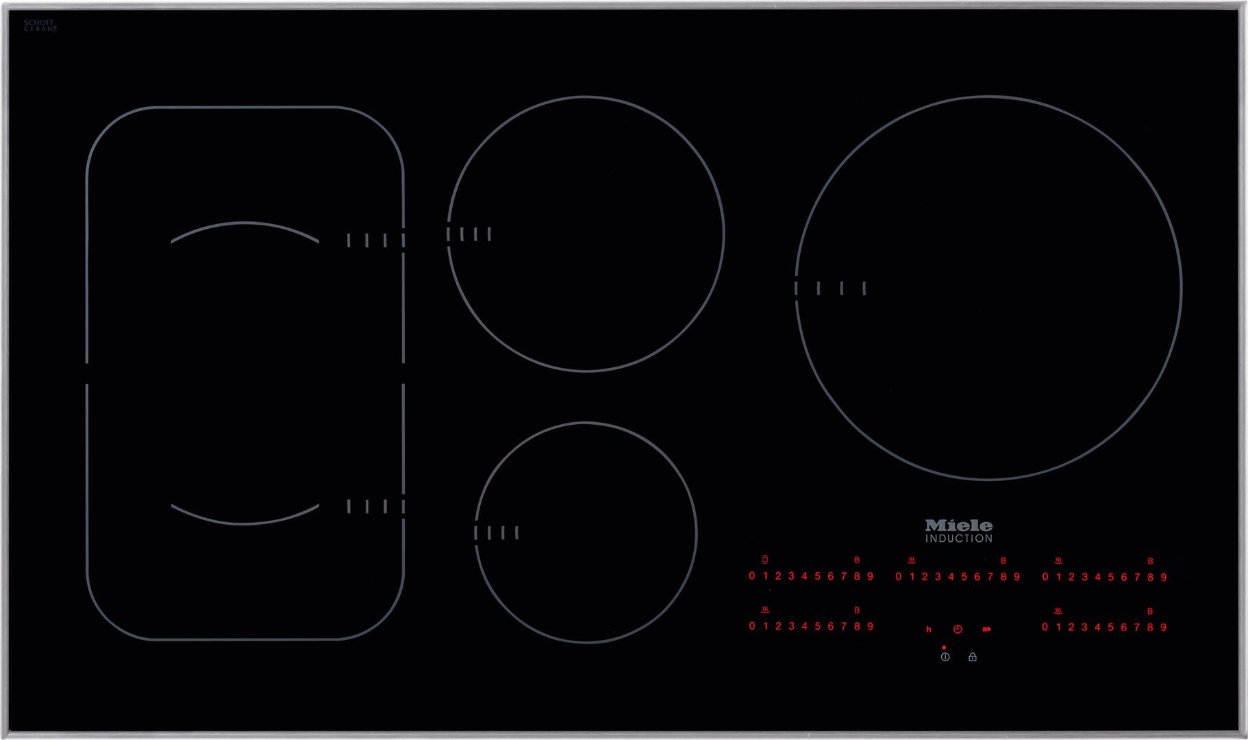 Miele KM6370 36 Inch Induction Smoothtop Cooktop