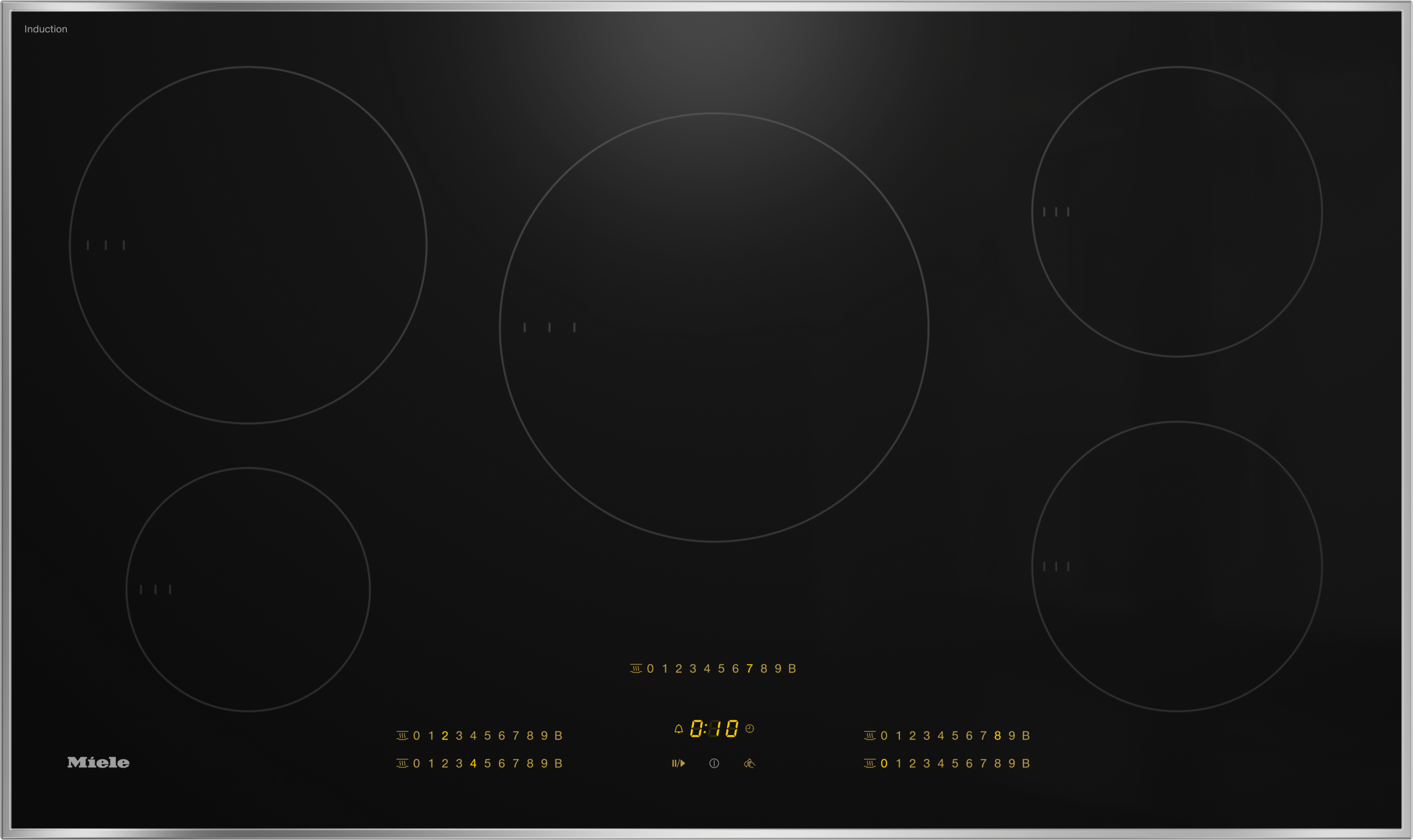 Miele KM7740FR 36 Inch Induction Smoothtop Cooktop