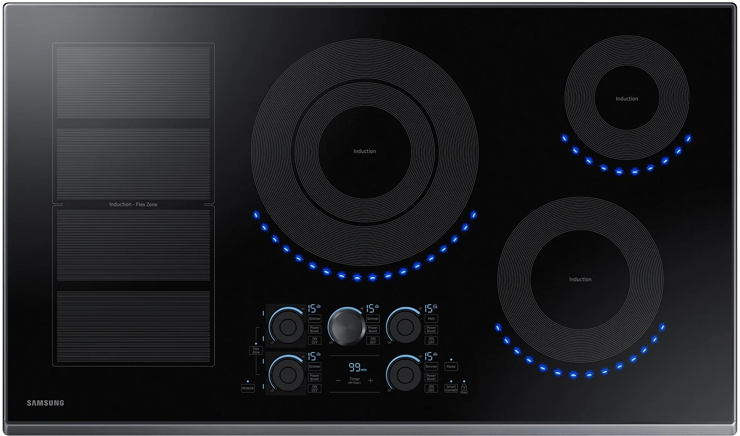 Samsung 36 Inch Induction Smoothtop Cooktop