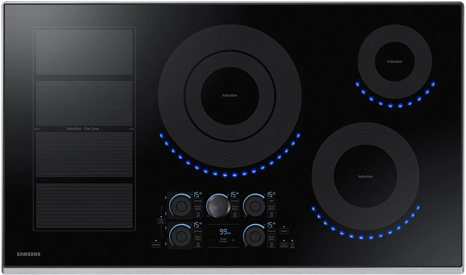 Samsung 36 Inch Induction Smoothtop Cooktop