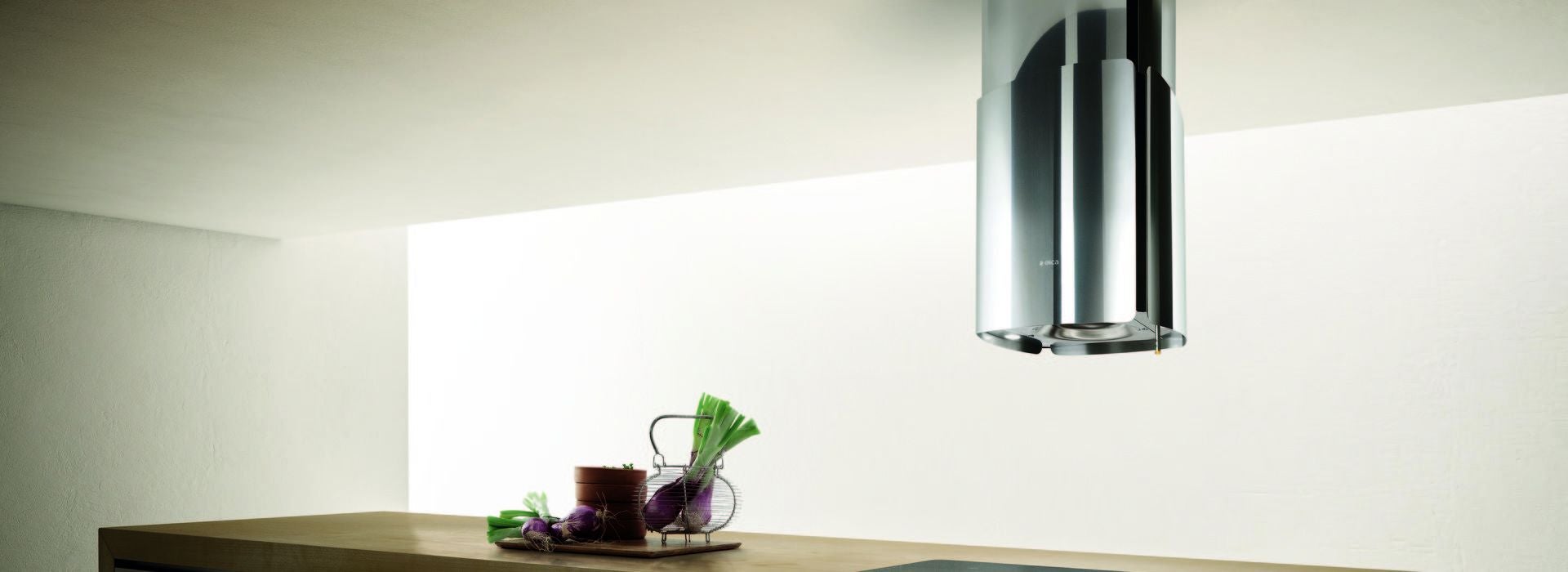 Elica ECH623S1 Iconic Series 23 Inch Island Mount Convertible Hood