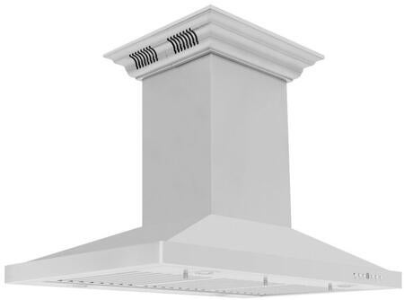 Z Line ZLINE GL2ICRNBT36 36 Inch Island Mount Ducted Hood