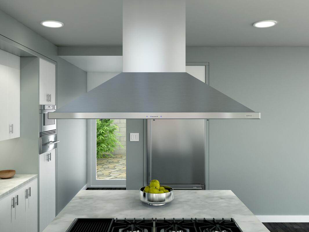 Zephyr ZSLE42CS  Core Series 42 Inch Island Mount Ducted Hood