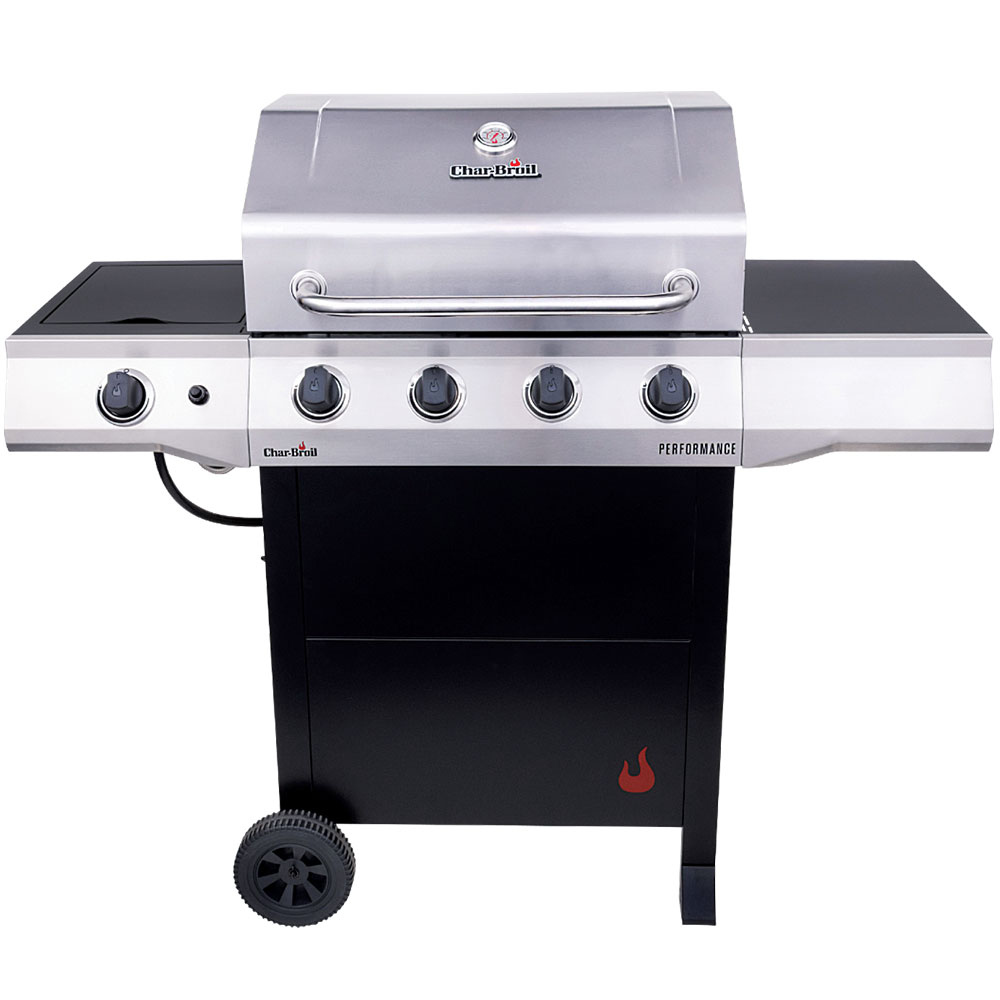 Performance Series™ 4 Burner Gas Grill with Side Burner