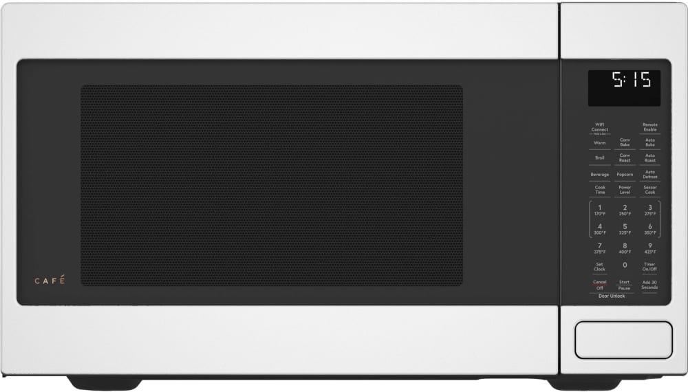 Cafe CCWK15C1WWM 22 Inch Countertop Convection Smart Microwave Oven Matte White