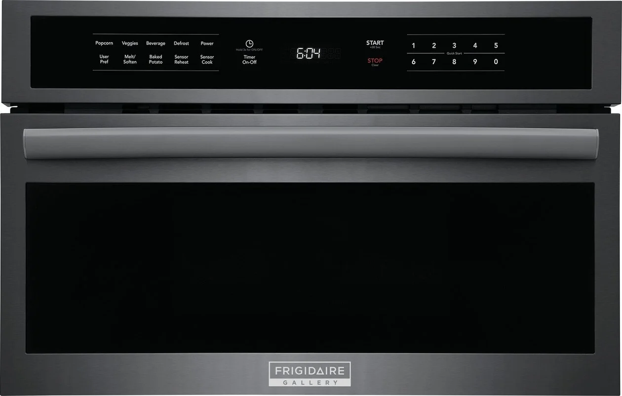 Frigidaire GMBD3068AD  Gallery Series 30 Inch Black Stainless Steel Built-In 1.6 cu. ft. Capacity Microwave Oven