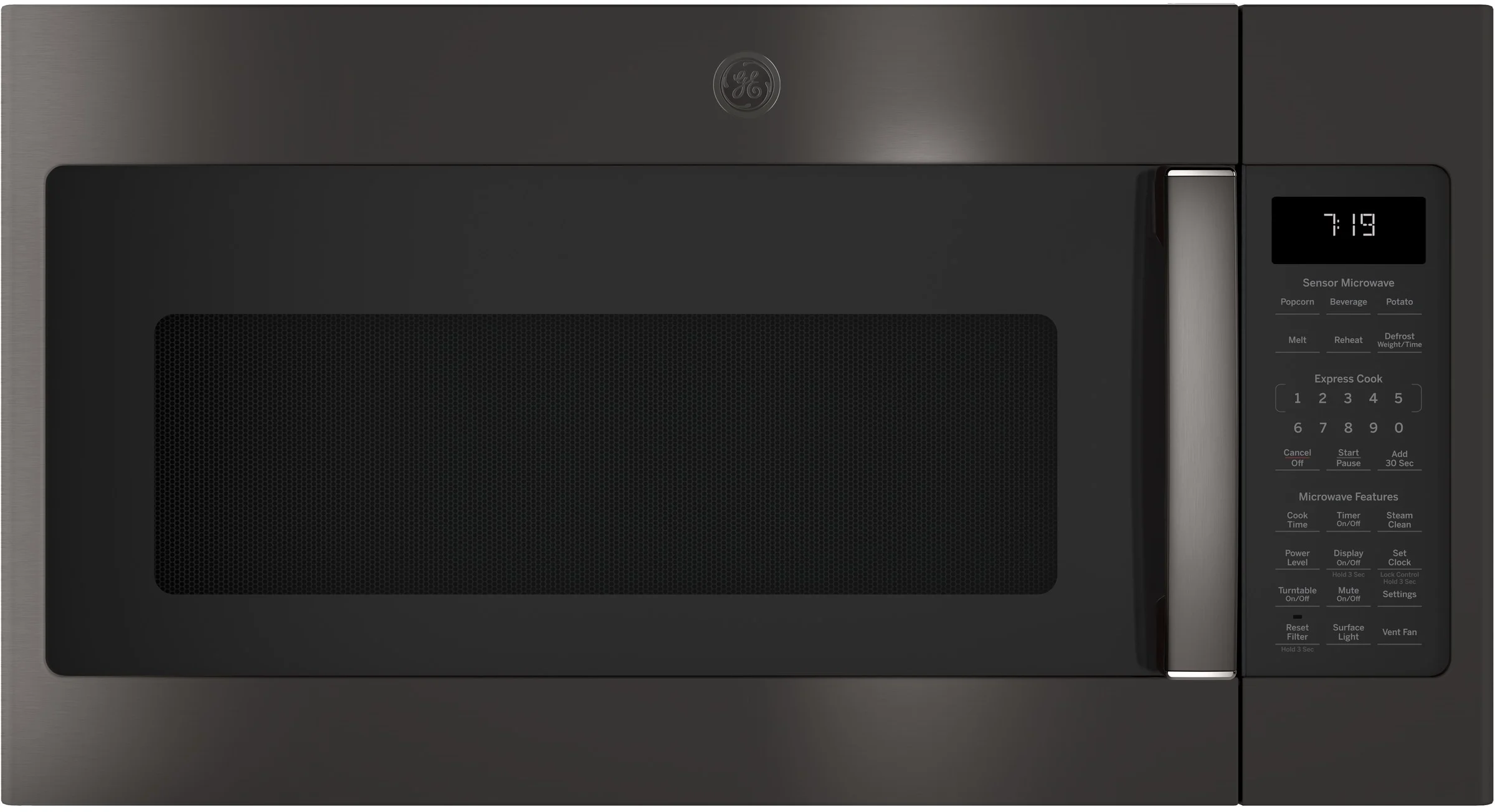 GE 1.9 Cu. Ft. Black Stainless Steel Over-the-Range Microwave