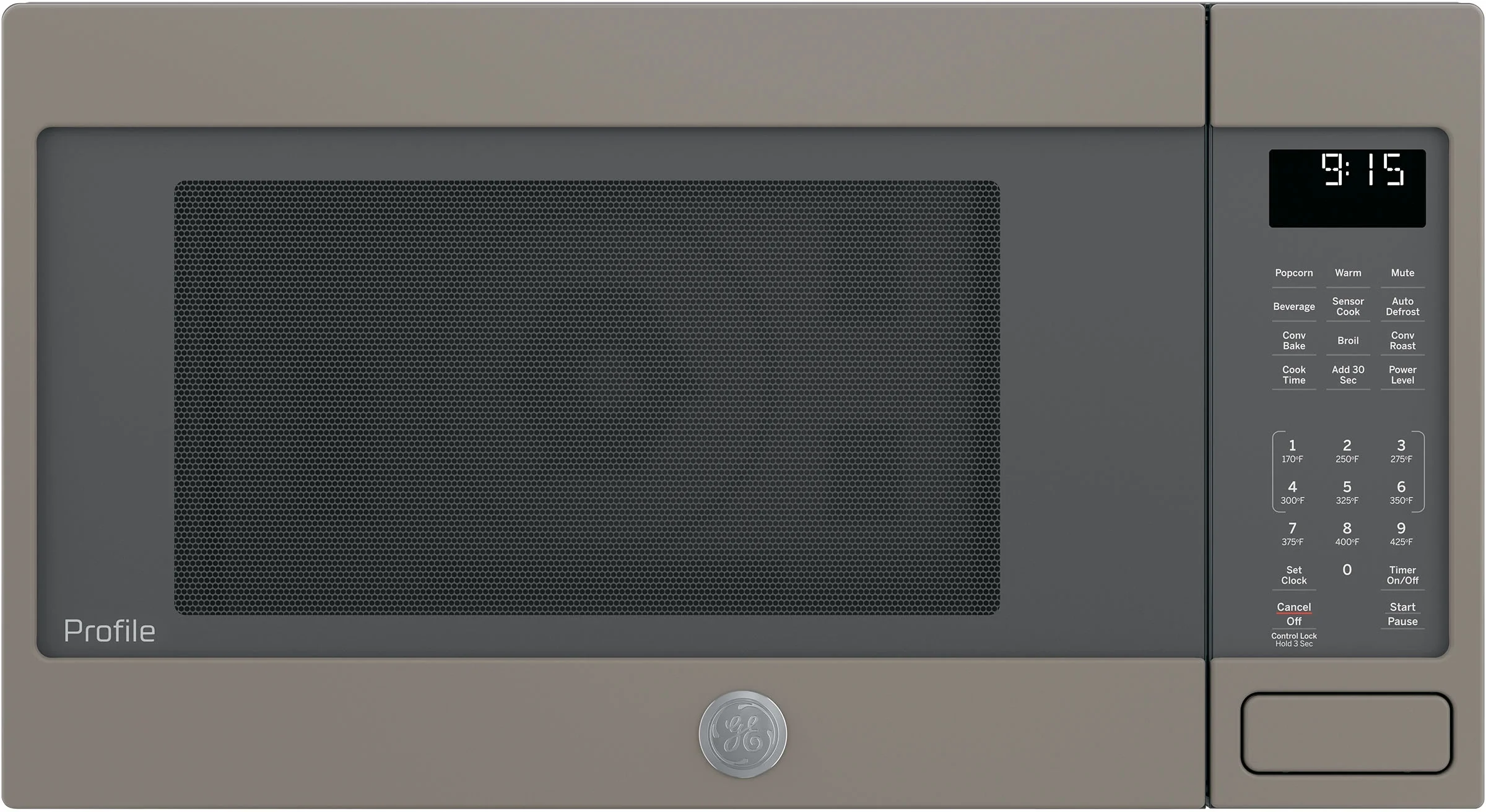 GE Profile 1.5 Cu. Ft. Slate Countertop Microwave - Convection