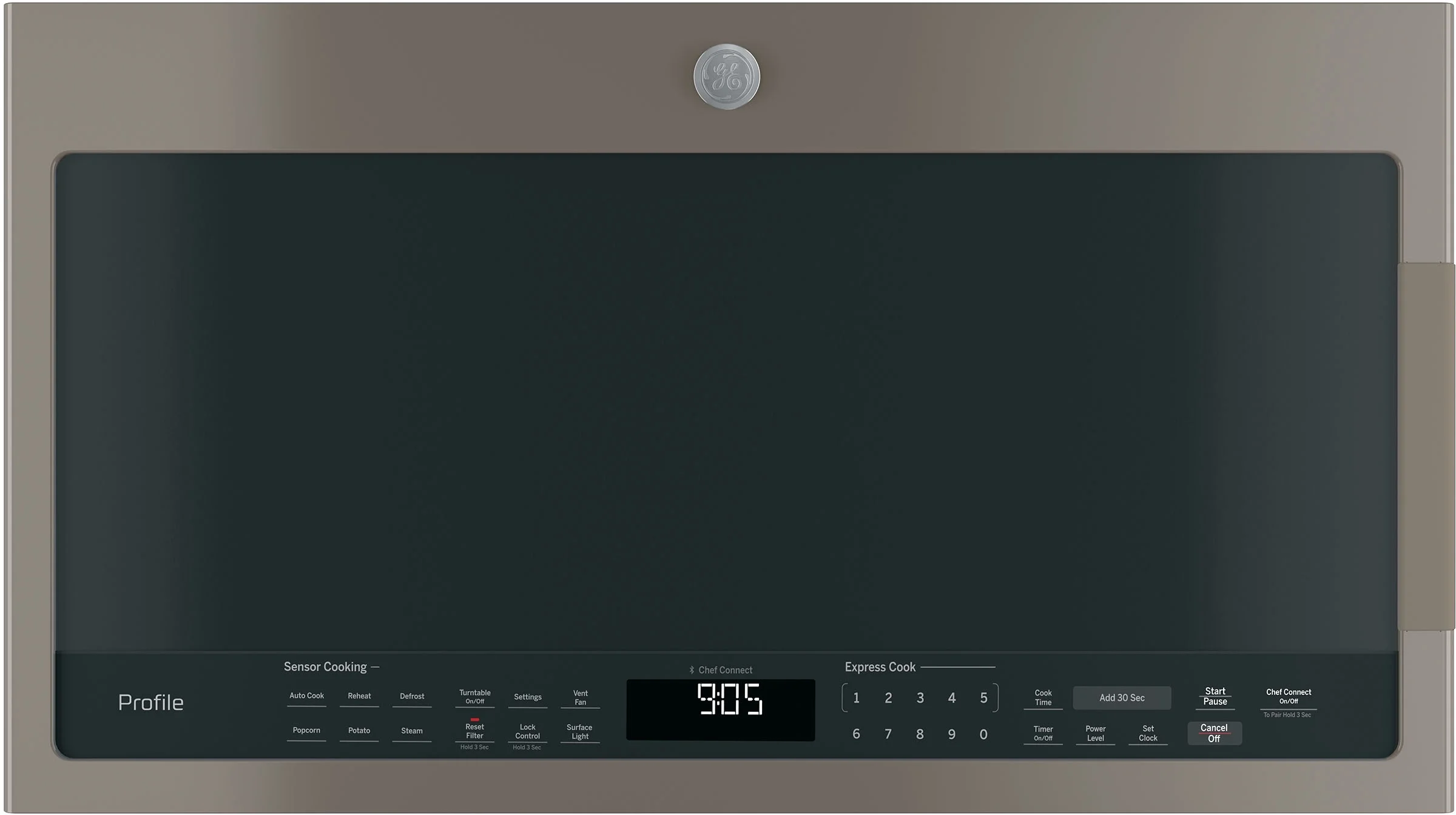 GE Profile 2.1 Cu. Ft. Slate Over-the-Range Microwave