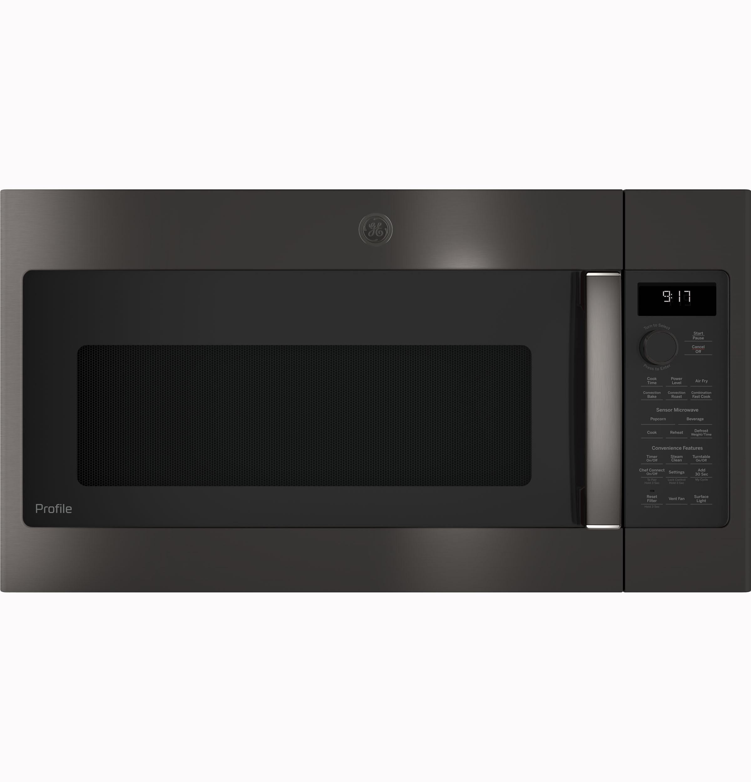 GE Profile PVM9179BRTS 30 Inch Black Stainless Steel Over the Range 1.7 cu. ft. Capacity Microwave Oven