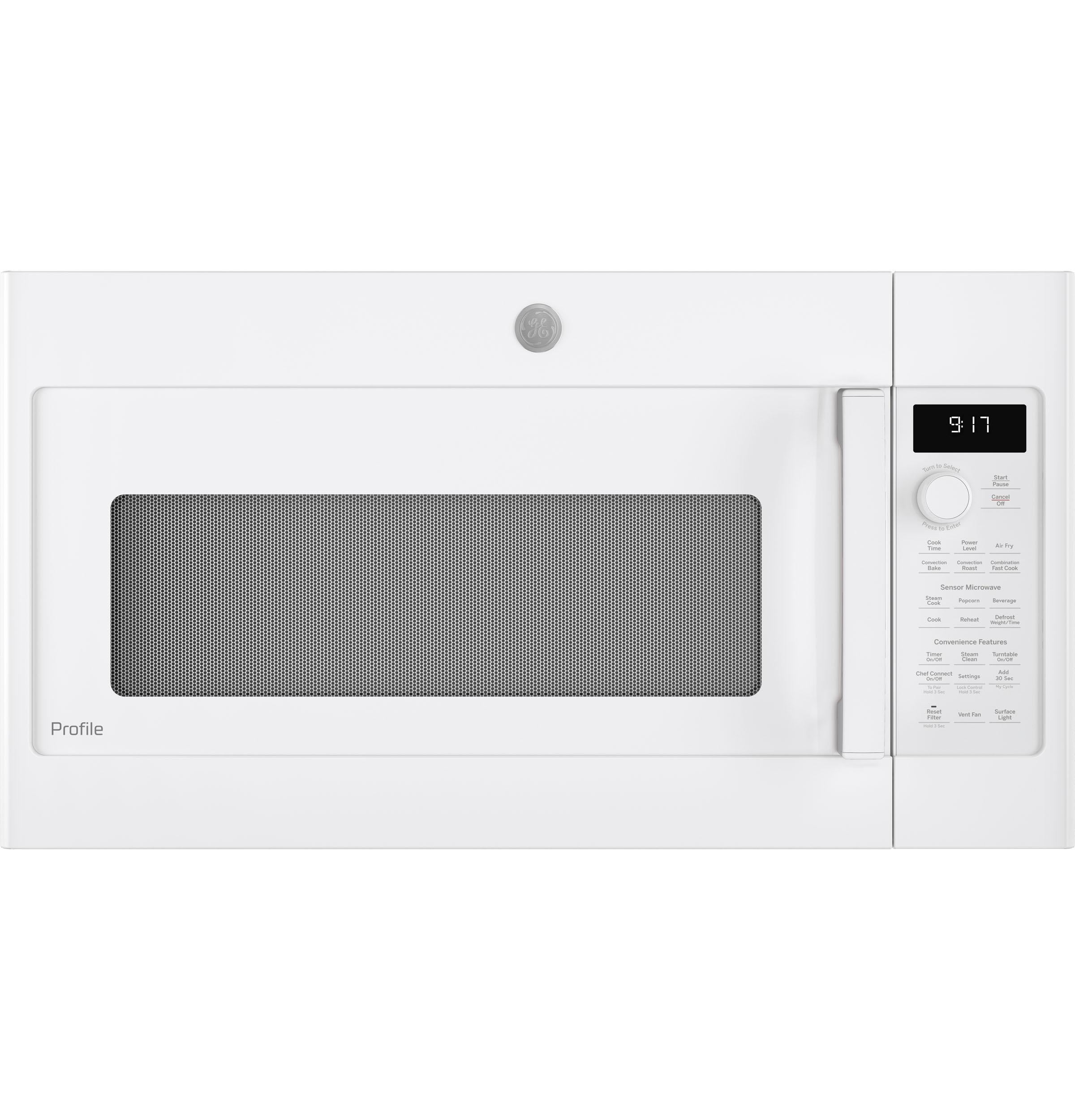 GE Profile PVM9179DRWW 30 Inch White Over the Range 1.7 cu. ft. Capacity Microwave Oven