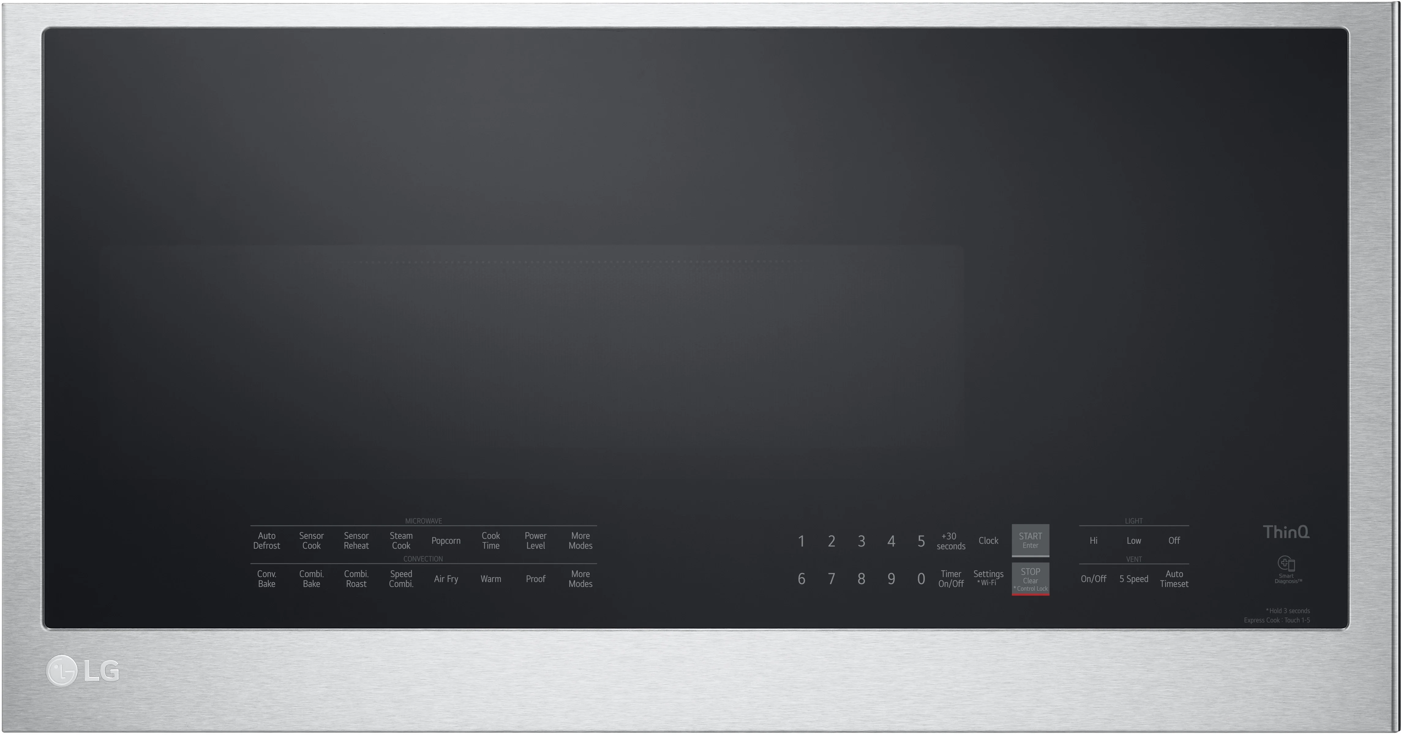 LG MHEC1737F 30 Inch Over the Range 1.7 cu. ft. Capacity Microwave Oven