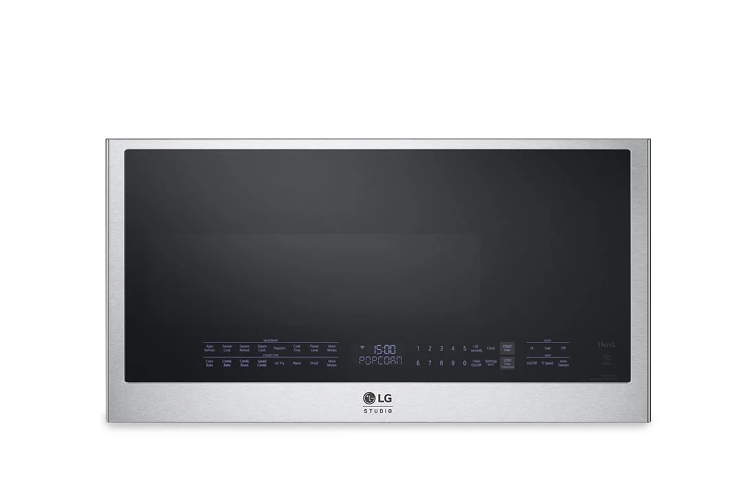 LG Studio MHES1738F 30 Inch Stainless Steel Over the Range 1.7 cu. ft. Capacity Microwave Oven