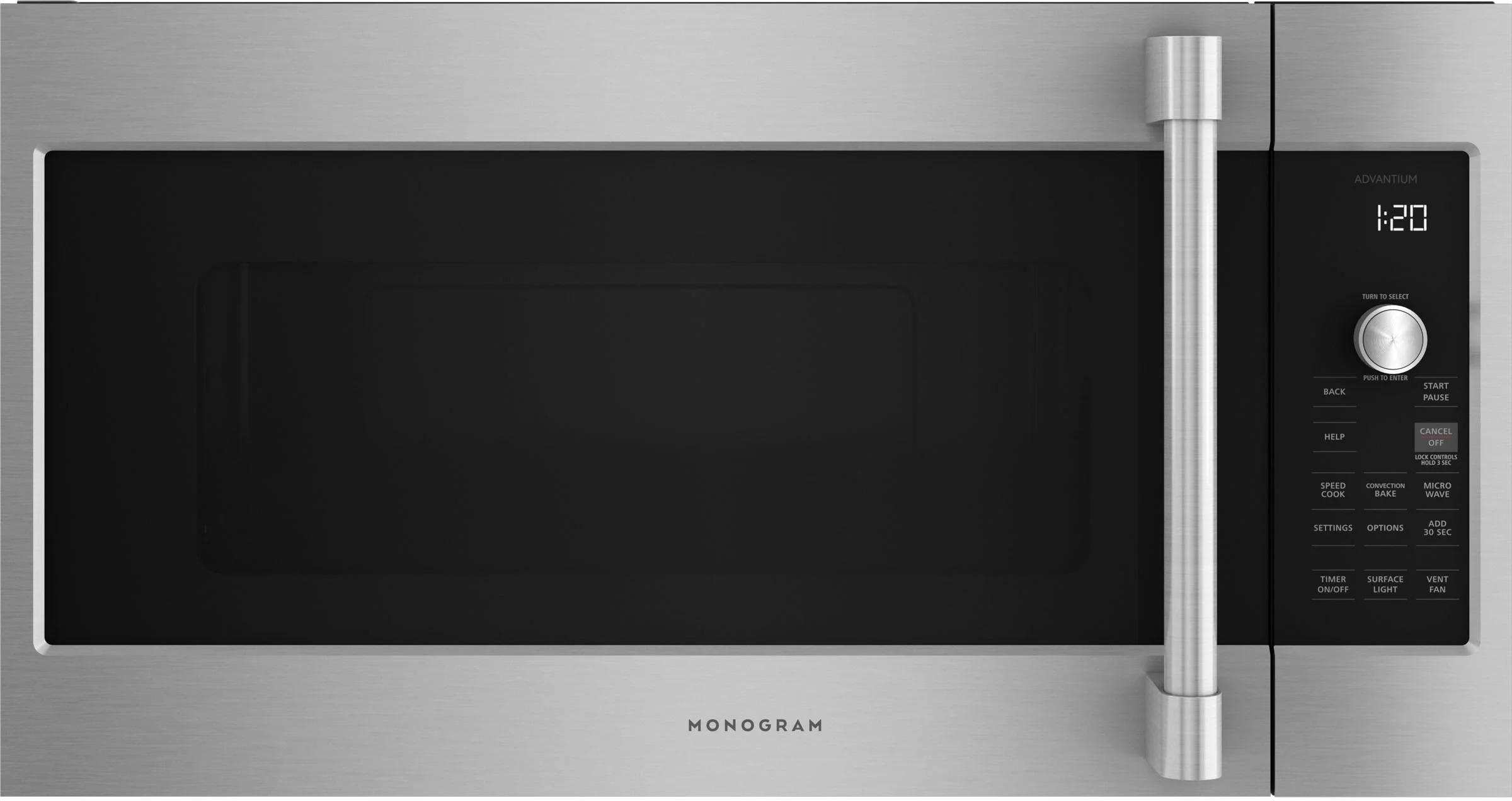 Monogram ZSA1202PSS  Statment Series 30 Inch Over the Range 1.7 cu. ft. Capacity Microwave Oven