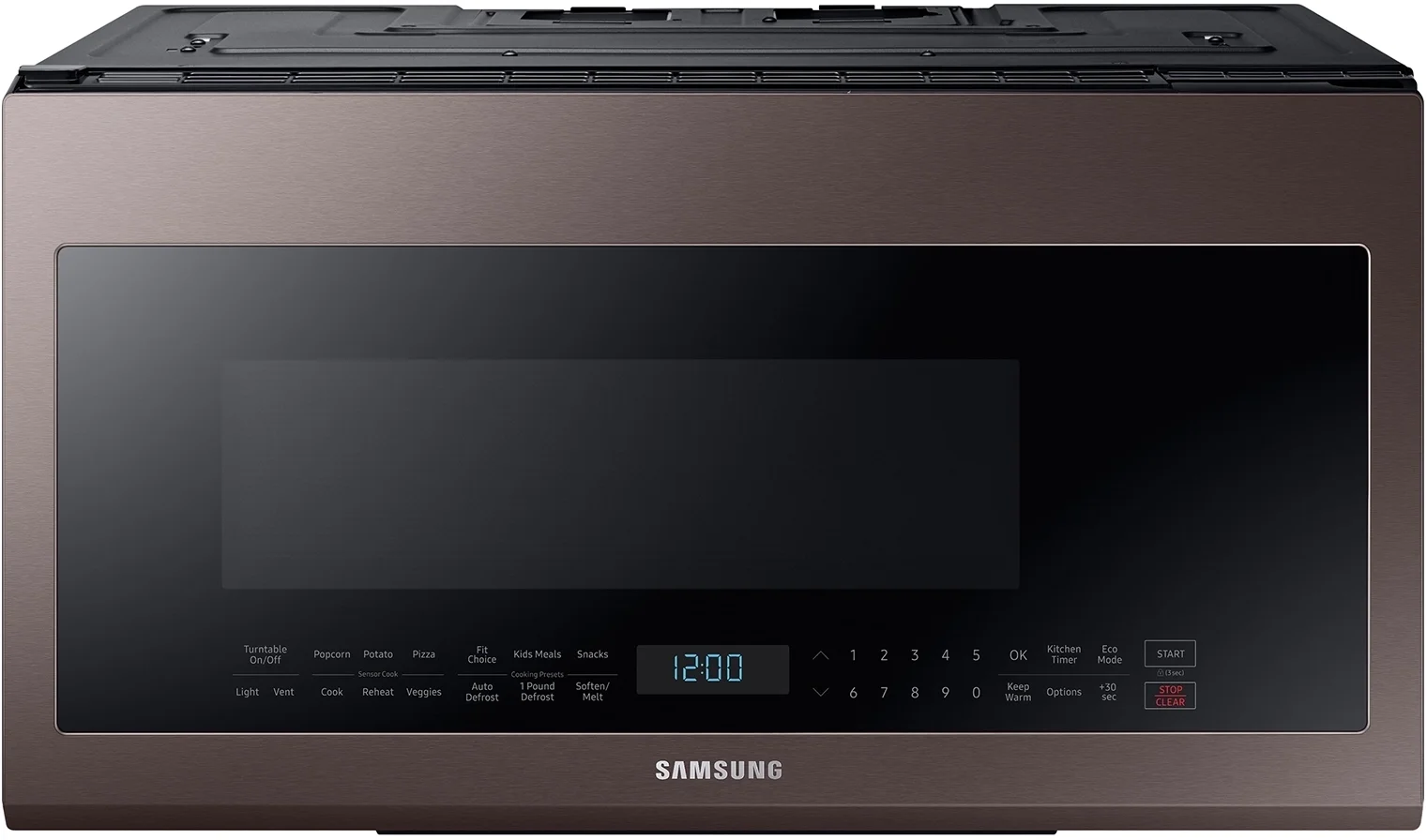 Samsung 2.1 cu.ft. Fingerprint Resistant Tuscan Stainless Steel Over-the-Range Microwave