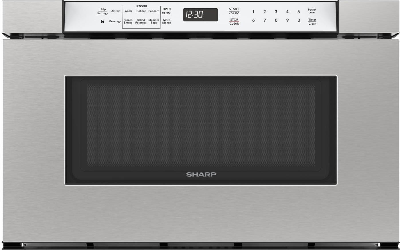 Sharp SMD2430MS 24 Inch Microwave Drawer Stainless Steel | Appliances