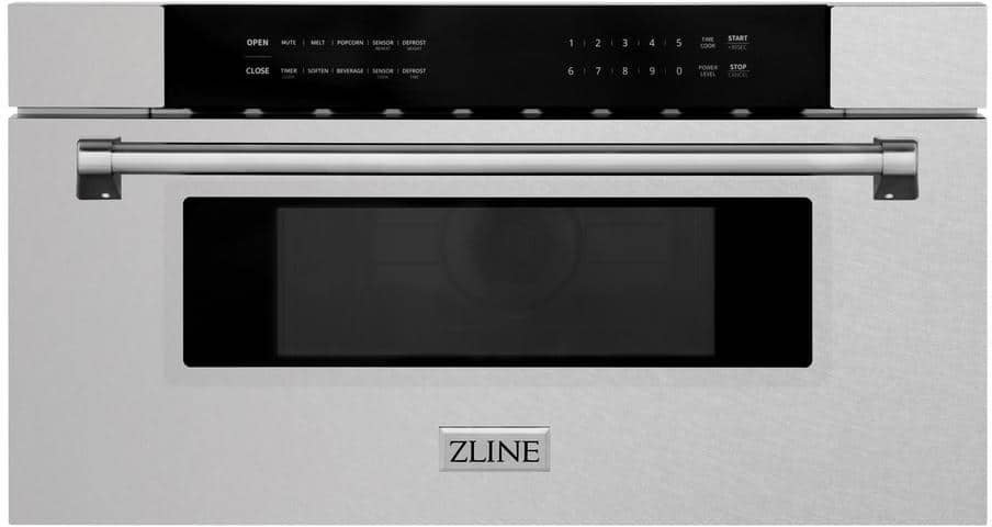Z Line 30 Inch 1.2 cu. ft. Built-in Microwave Drawer: Durasnow Stainless Steel