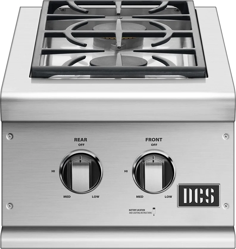 dcs 15" Stainless Steel Natural Gas Double Side Burner