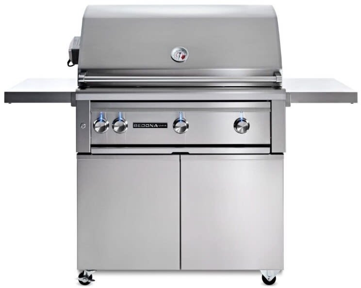 Lynx 36 Inch Freestanding Sedona Grill with Rotisserie: Stainless Steel With Natural Gas