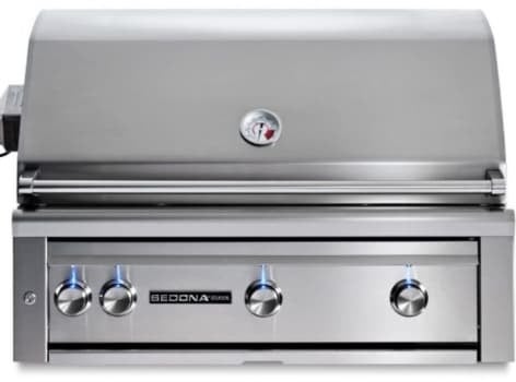Lynx 36 Inch Built In Sedona Grill with Rotisserie: Stainless Steel With Liquid Propane