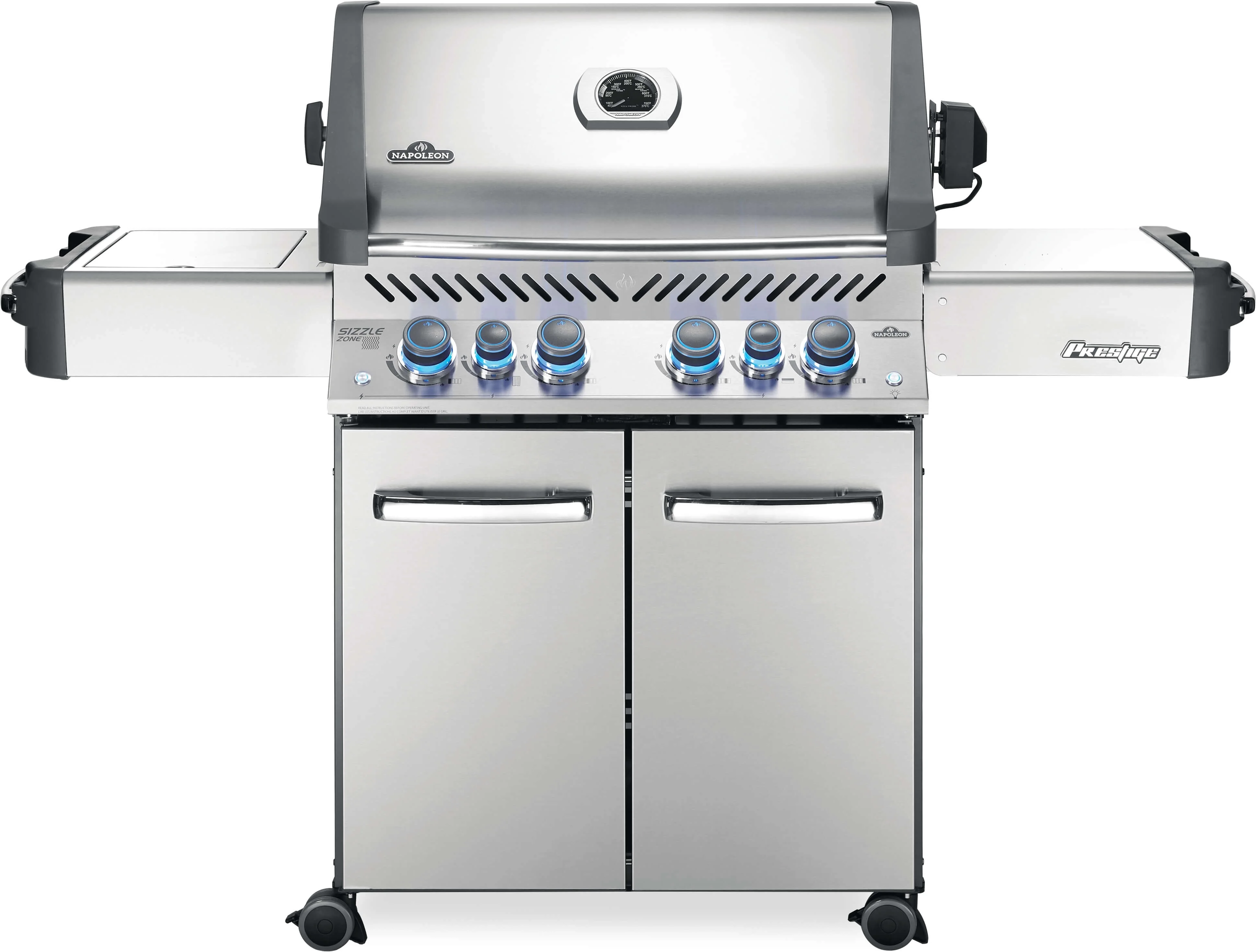 Napoleon Prestige 500 RSIB 67" Stainless Steel Natural Gas Grill