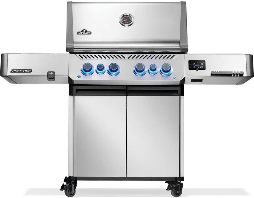 Napoleon Prestige 500 Connected RSIB Grill With Infrared Side And Rear Burner: Stainless Steel, Natural Gas
