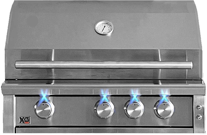 XO 32 Inch 3 burner XLT Grill: Stainless Steel, Natural Gas