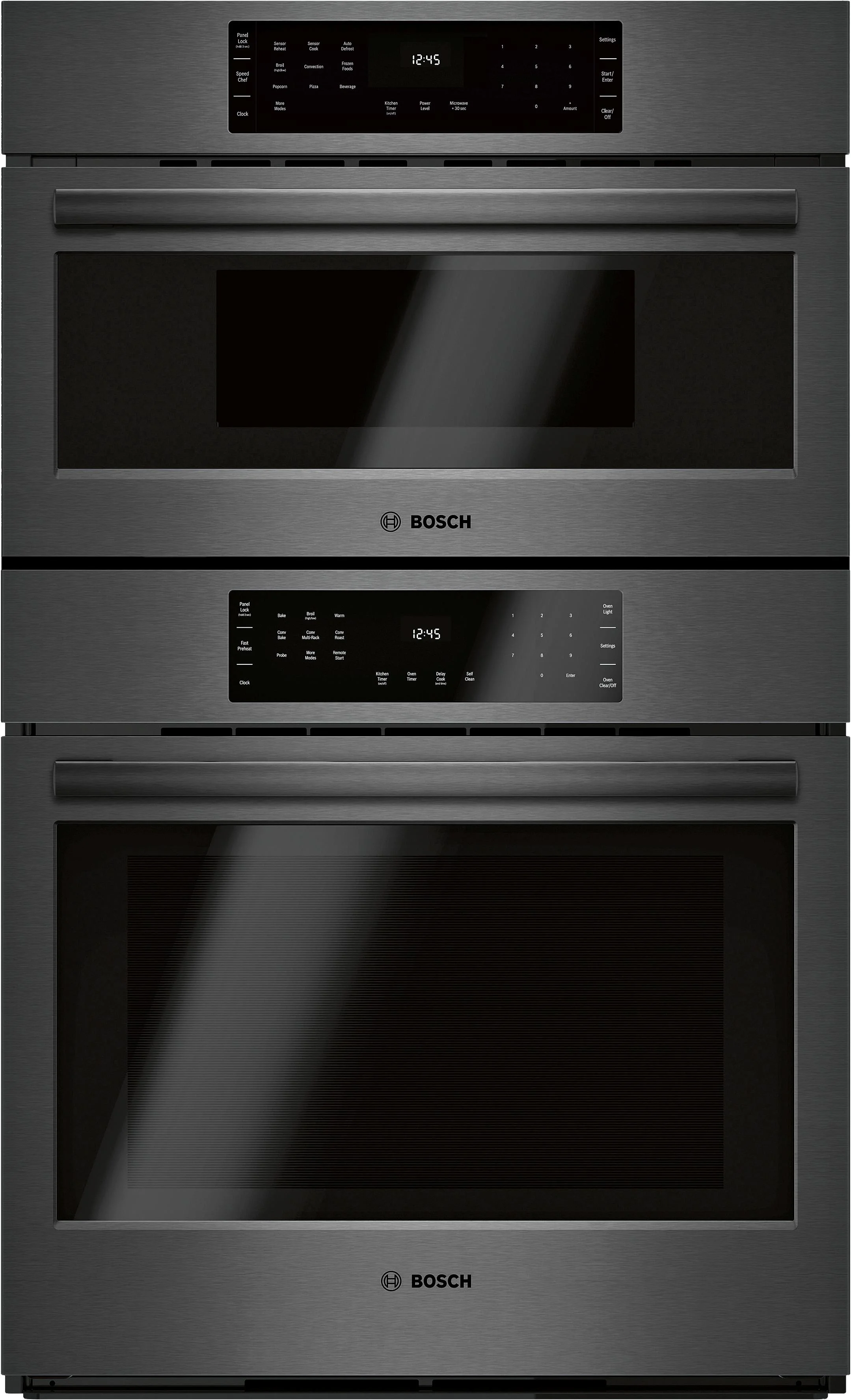 Bosch 800 Series 30 Inch Electric Double Wall Convection Oven/Microwave Combo